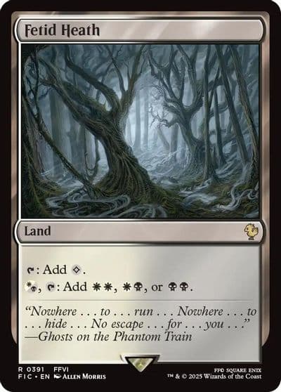Fetid Heath Commander: FINAL FANTASY Magic card