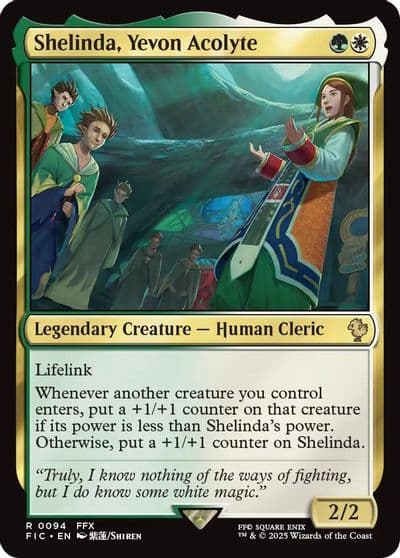 Shelinda Yevon Acolyte Commander: FINAL FANTASY Magic card