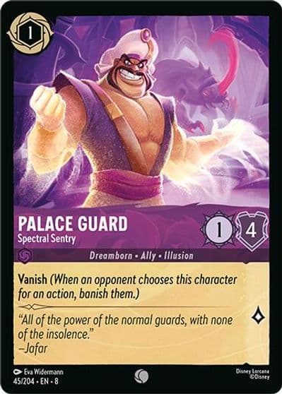 Palace Guard Spectral Sentry Reign of Jafar Lorcana card