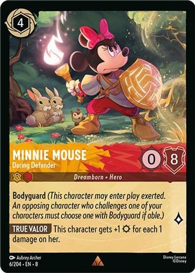 Minnie Mouse Daring Defender Reign of Jafar Lorcana card