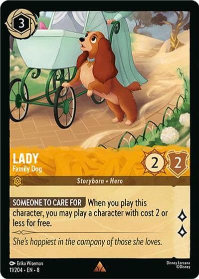 Lady Family Dog Reign of Jafar Lorcana card