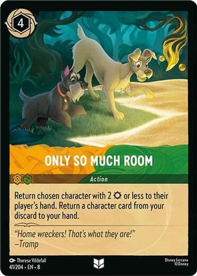 Only So Much Room Reign of Jafar Lorcana card