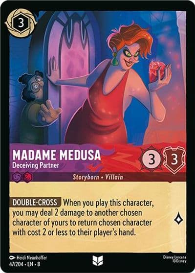 Madame Medusa Deceiving Partner Reign of Jafar Lorcana card