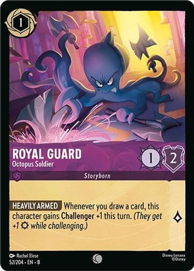 Royal Guard Octopus Soldier Reign of Jafar Lorcana card