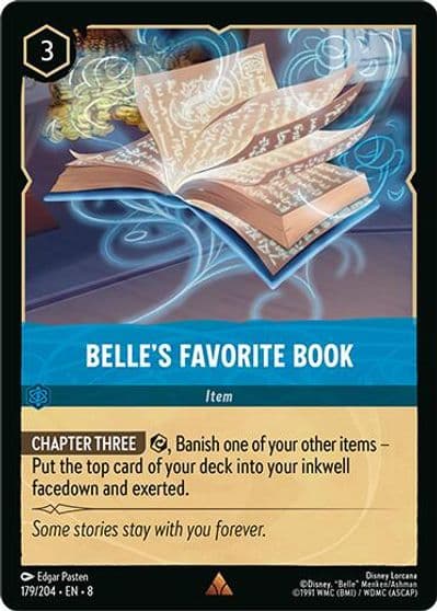 Belles Favorite Book Reign of Jafar Lorcana card