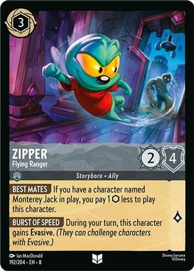 Zipper Flying Ranger Reign of Jafar Lorcana card