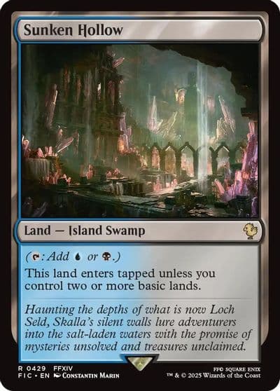 Sunken Hollow Commander: FINAL FANTASY Magic card