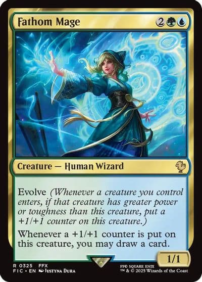 Fathom Mage Commander: FINAL FANTASY Magic card