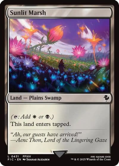 Sunlit Marsh Commander: FINAL FANTASY Magic card