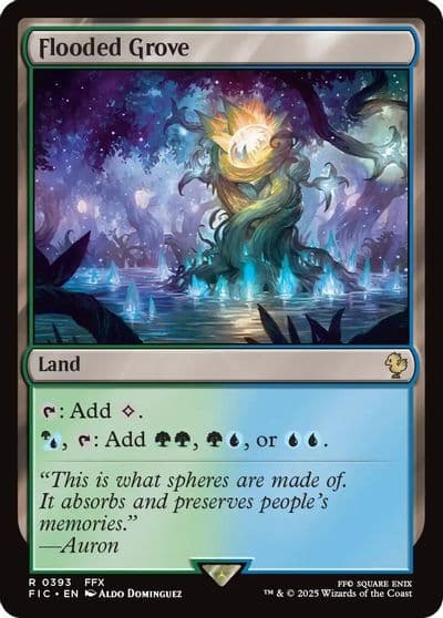 Flooded Grove Commander: FINAL FANTASY Magic card