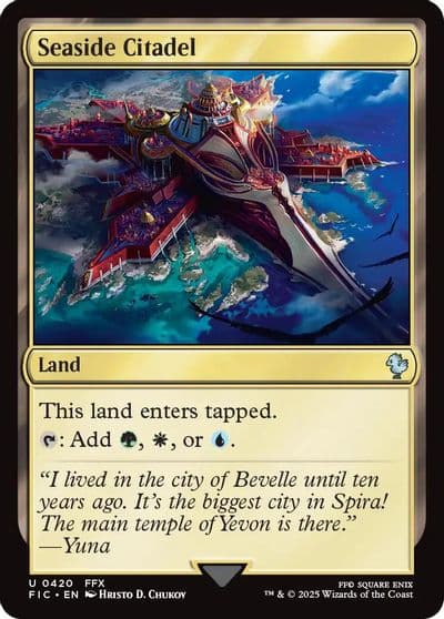 Seaside Citadel Commander: FINAL FANTASY Magic card