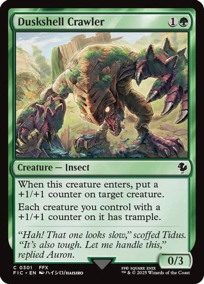 Duskshell Crawler Commander: FINAL FANTASY Magic card
