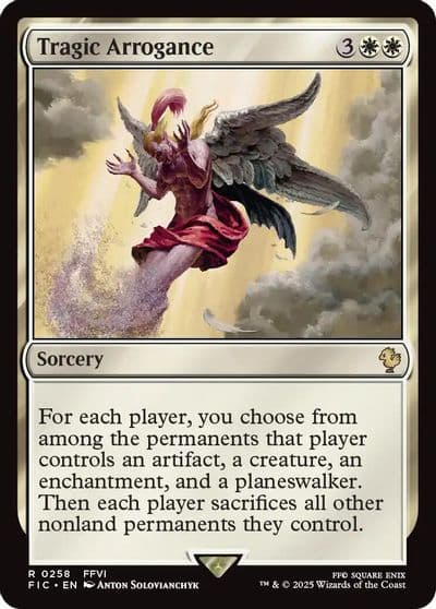 Tragic Arrogance Commander: FINAL FANTASY Magic card
