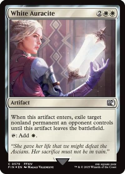 White Auracite Surge Foil FINAL FANTASY Magic card