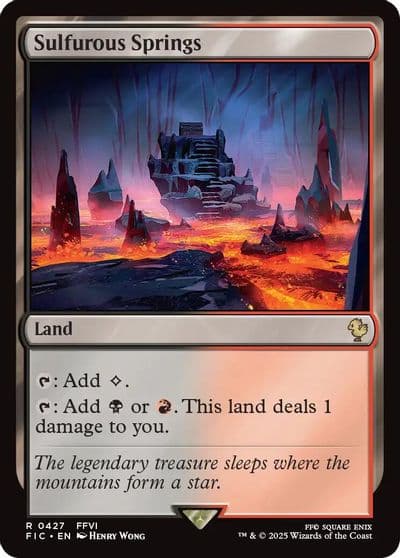 Sulfurous Springs Commander: FINAL FANTASY Magic card