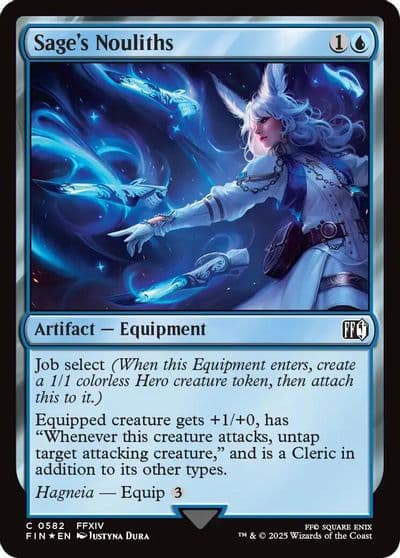 Sages Nouliths Surge Foil FINAL FANTASY Magic card