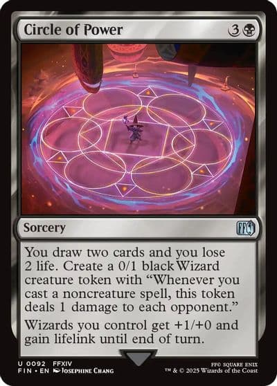 Circle of Power FINAL FANTASY Magic card