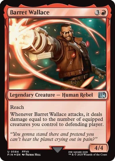 Barret Wallace Surge Foil FINAL FANTASY Magic card
