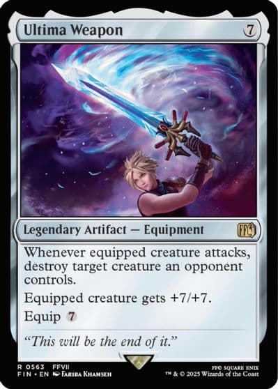Ultima Weapon FINAL FANTASY Magic card