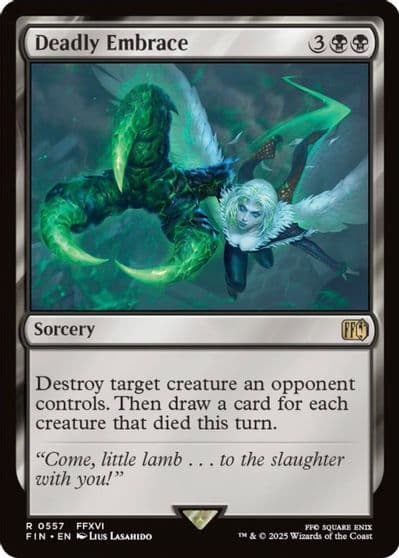 Deadly Embrace FINAL FANTASY Magic card