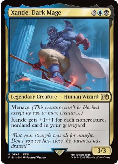 Xande Dark Mage FINAL FANTASY Magic card