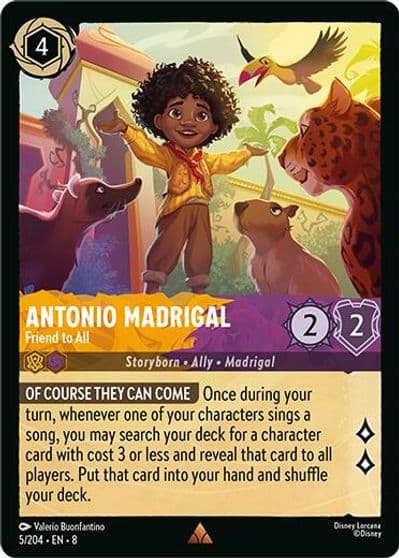 Antonio Madrigal Friend to All Reign of Jafar Lorcana card