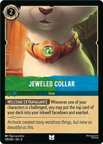 Jeweled Collar Reign of Jafar Lorcana card