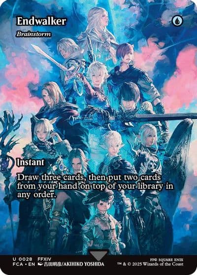 Endwalker Brainstorm Showcase FINAL FANTASY: Through the Ages Magic card