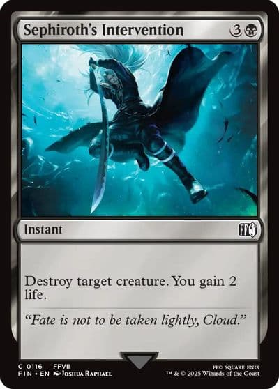 Sephiroths Intervention FINAL FANTASY Magic card
