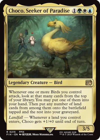 Choco Seeker of Paradise FINAL FANTASY Magic card