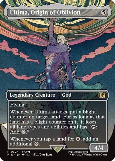 Ultima Origin of Oblivion Borderless FINAL FANTASY Magic card