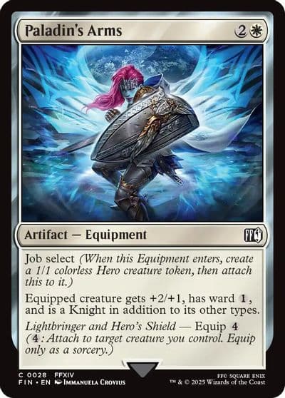 Paladins Arms FINAL FANTASY Magic card