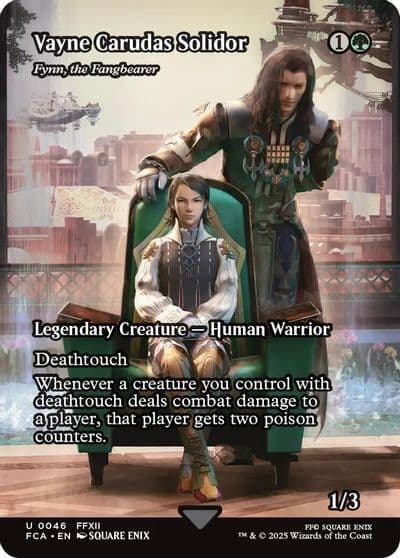 Vayne Carudas Solidor Fynn the Fangbearer Showcase FINAL FANTASY: Through the Ages Magic card