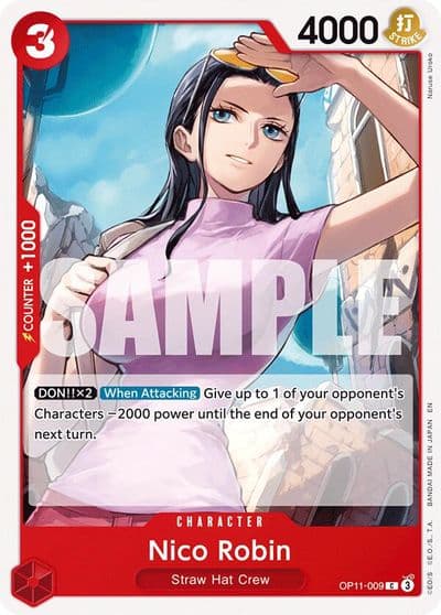 Nico Robin A Fist of Divine Speed One Piece card