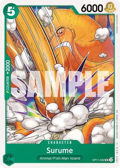 Surume A Fist of Divine Speed One Piece card