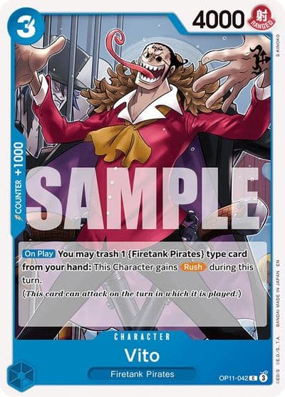 Vito A Fist of Divine Speed One Piece card