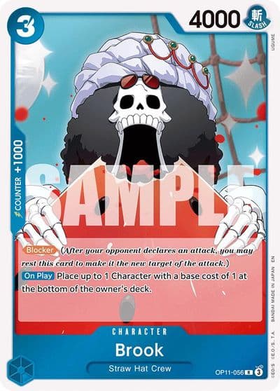 Brook A Fist of Divine Speed One Piece card