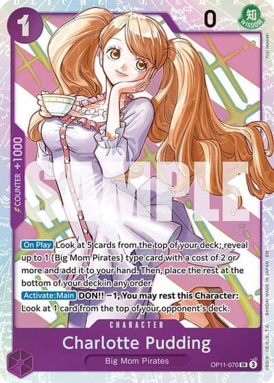 Charlotte Pudding A Fist of Divine Speed One Piece card