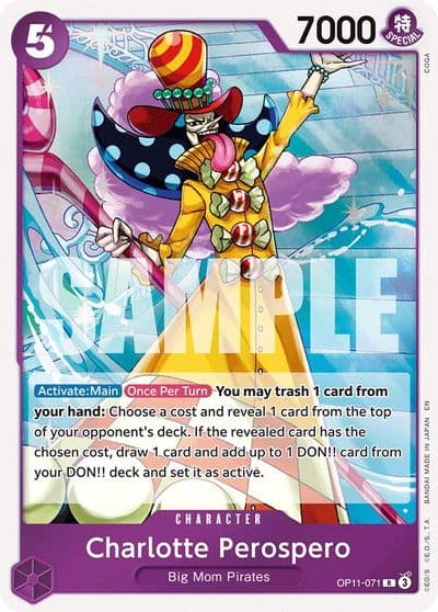 Charlotte Perospero A Fist of Divine Speed One Piece card