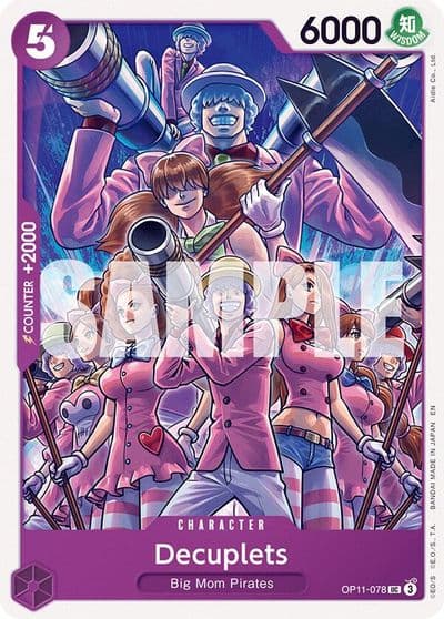 Decuplets A Fist of Divine Speed One Piece card