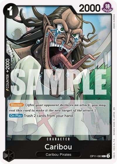Caribou A Fist of Divine Speed One Piece card