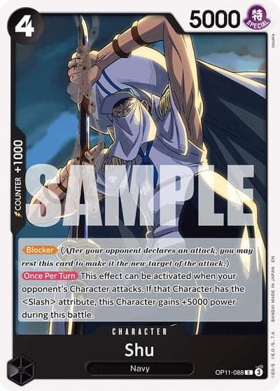 Shu A Fist of Divine Speed One Piece card