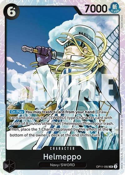 Helmeppo A Fist of Divine Speed One Piece card