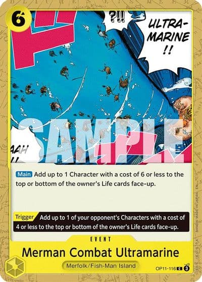 Merman Combat Ultramarine A Fist of Divine Speed One Piece card