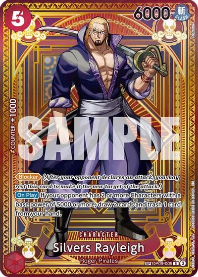 Silvers Rayleigh SP A Fist of Divine Speed One Piece card
