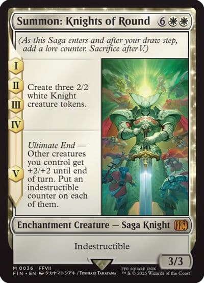 Summon Knights of Round FINAL FANTASY Magic card