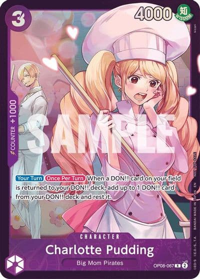 Charlotte Pudding Store Treasure Cup 2025 One Piece Promotion Cards One Piece card