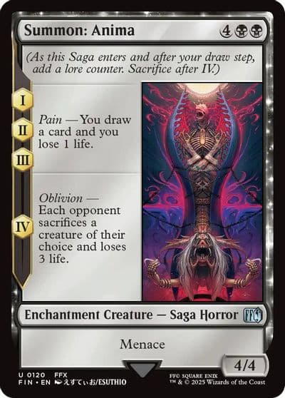 Summon Anima FINAL FANTASY Magic card