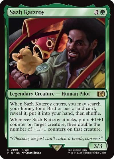 Sazh Katzroy FINAL FANTASY Magic card