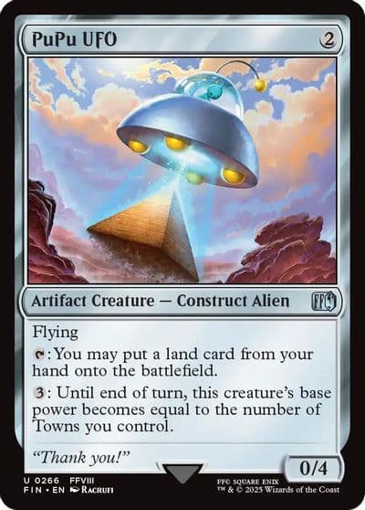 PuPu UFO FINAL FANTASY Magic card